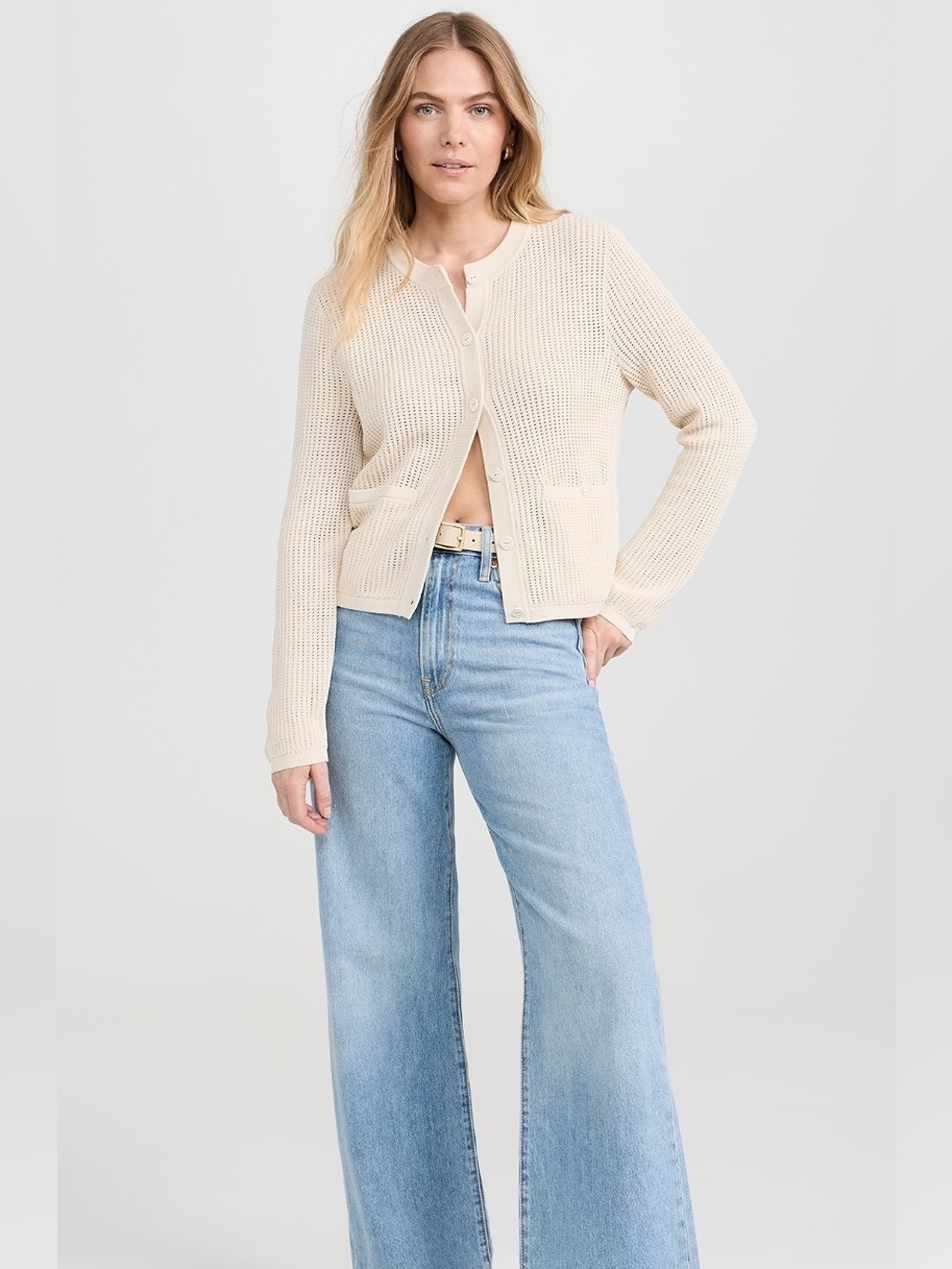 Like new!! Rag & Bone Viola Knit Old Money Minimalist Cardigan Size Small